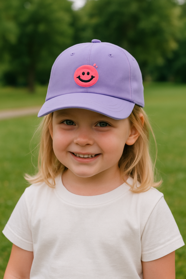 Smiley Cap – Purple