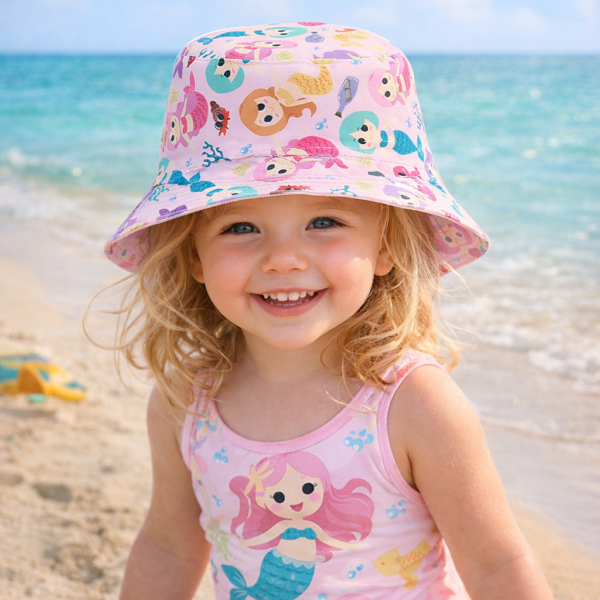 Little Mermaid Bucket Hat – Pink