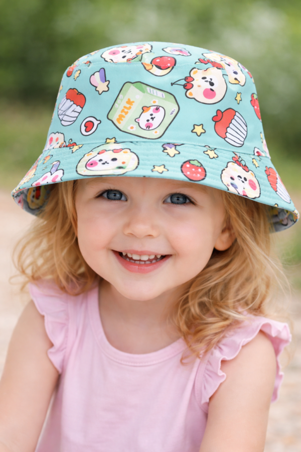 Happy Dessert Bucket Hat – Green