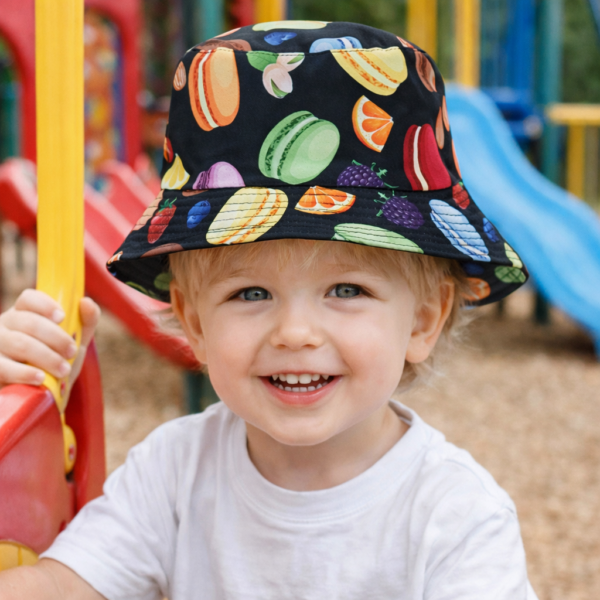 Macaron Magic Bucket Hat – Black