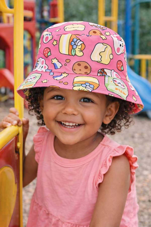 Happy Dessert Bucket Hat – Fuchsia