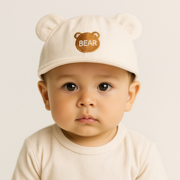 Bear Ear Cap – Off White