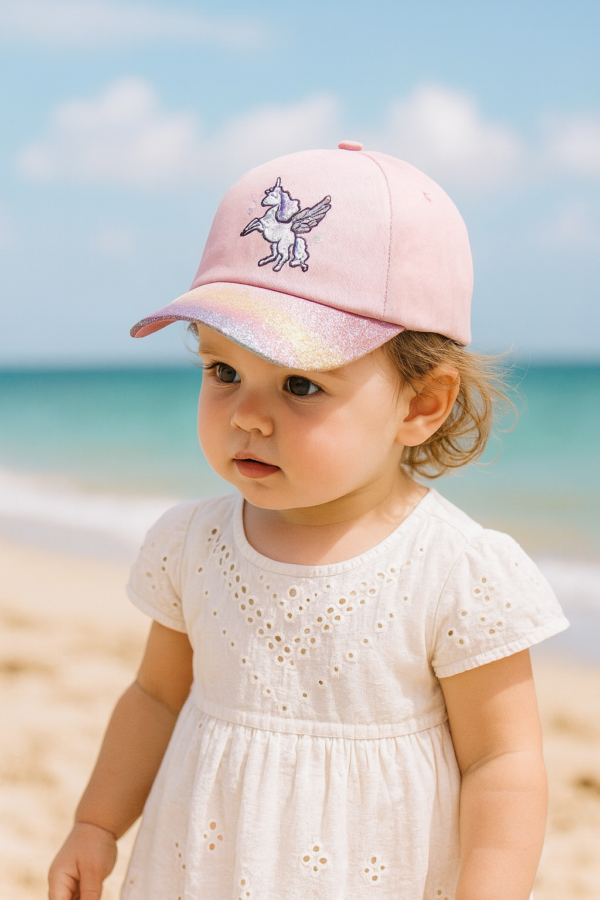 Sparkle Unicorn Cap – Pink