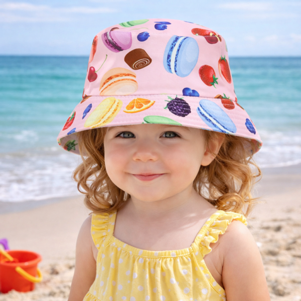 Macaron Magic Bucket Hat – Pink