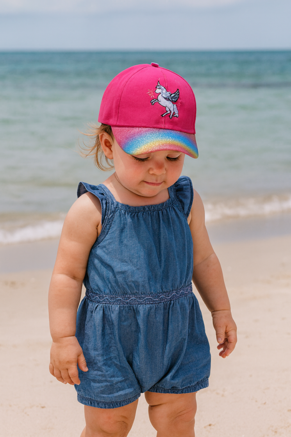 Sparkle Unicorn Cap – Fuchsia