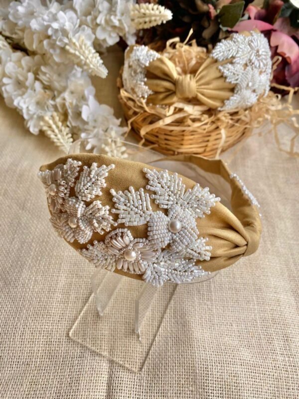 Pearl Flower Handmade Headband