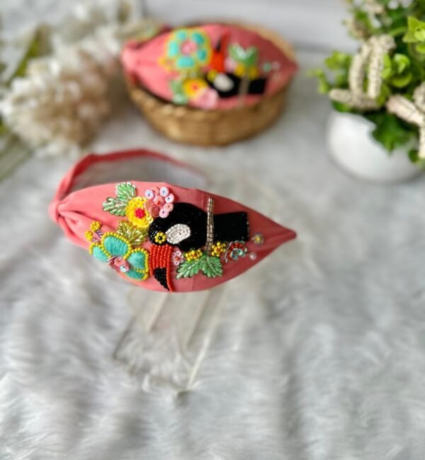 Peach Toucan Headband