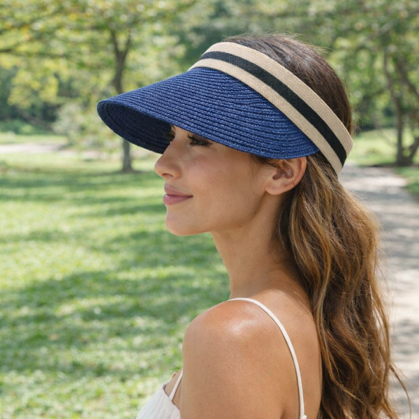 Sun Dune Visor – Navy Blue