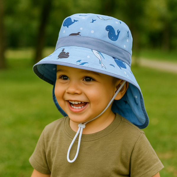 Colorful Neck Cover Bucket Hat