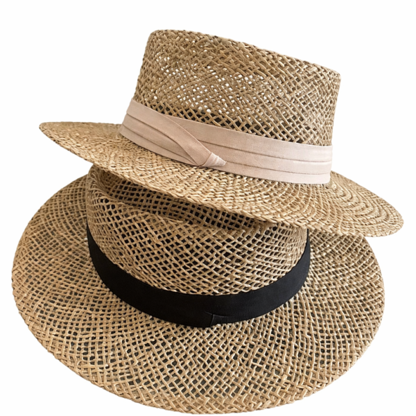 Straw Boater Beach Hat