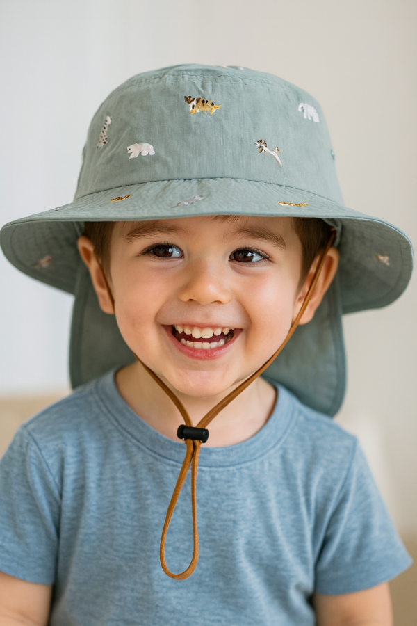 Neck Cover Hat – Mint Green