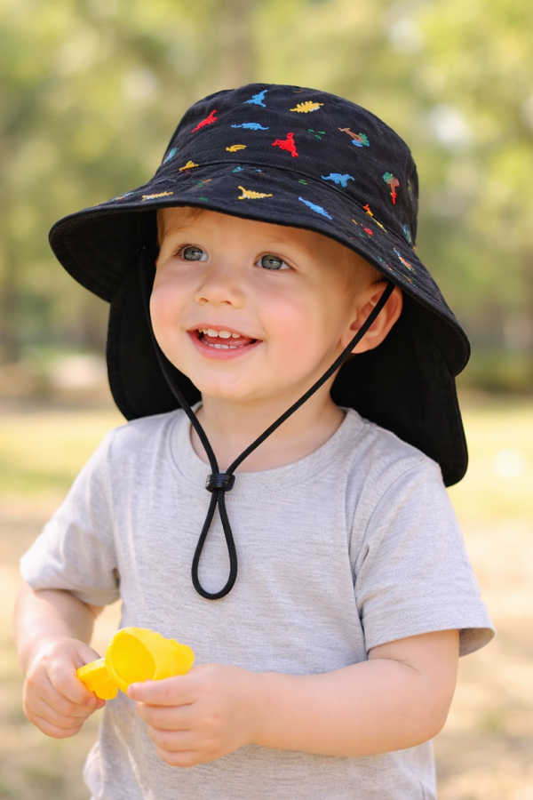 Neck Cover Hat – Black
