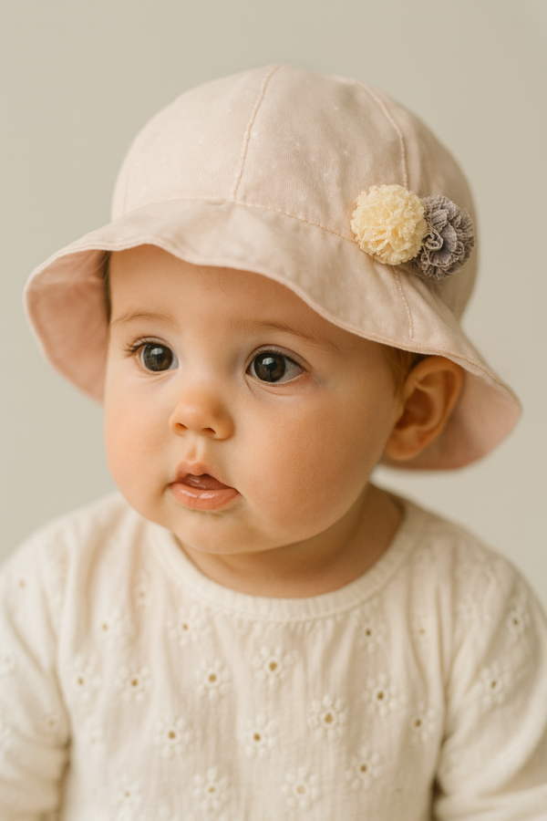 Polka Bucket Hat – Pink