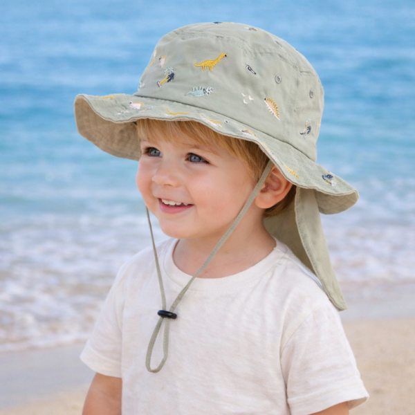 Neck Cover Hat – Mint Green