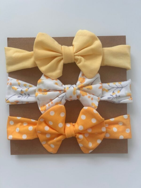 Bow Headband – Yellow