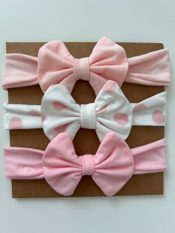 Bow Headband – Dark Pink