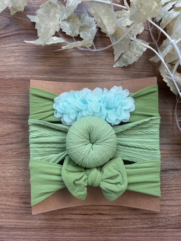 Blush and Bloom Headband – Green