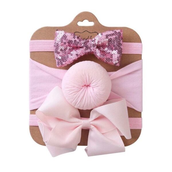 Shimmer Baby Headband – Pink