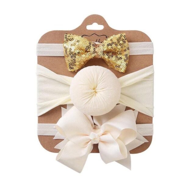 Shimmer Baby Headband – Gold