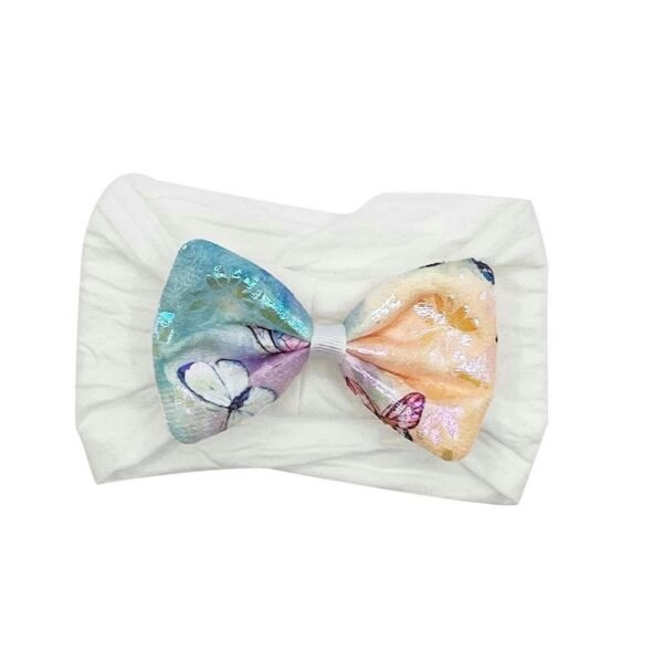 Baby Butterfly Headband – White