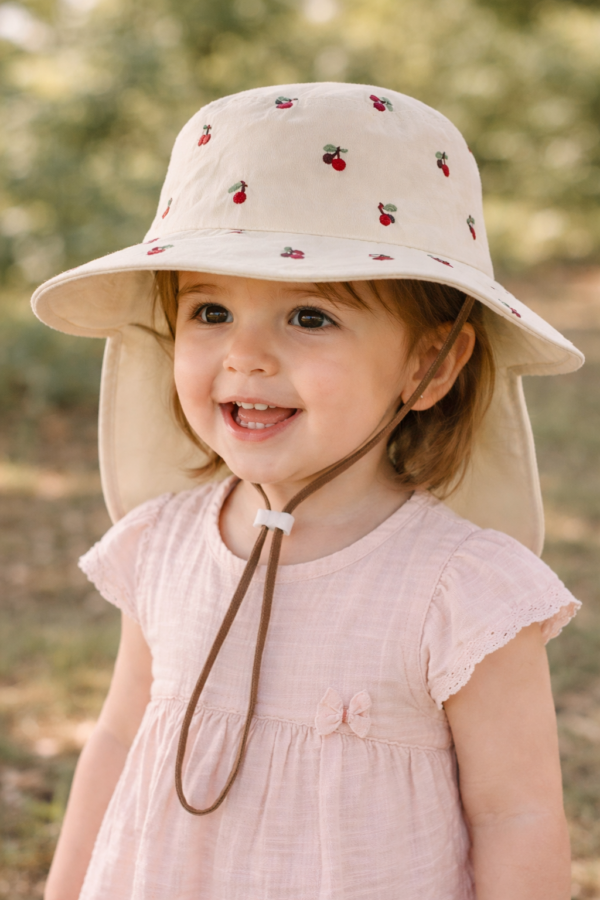 Neck Cover Hat- White