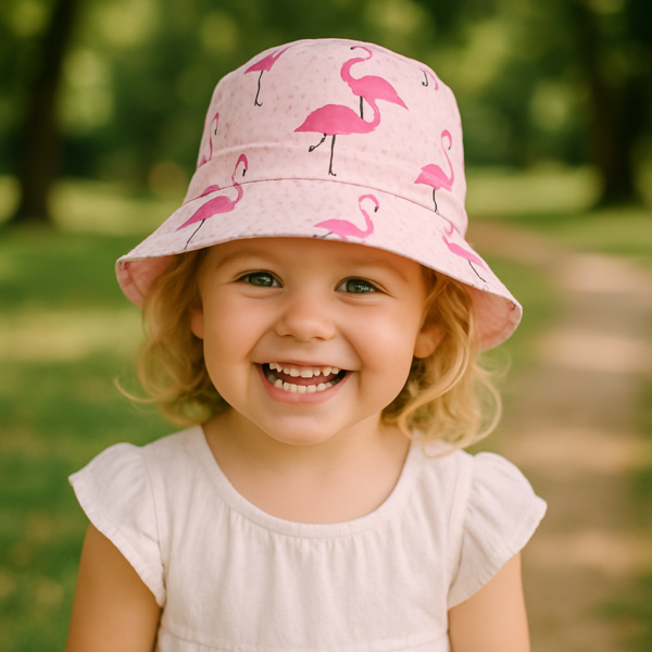 Blush Flamingo Bucket Hat