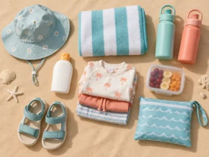 What Packing for a Dubai Beach Day With Kids Actually Looks Like 2